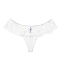 Nikita Jane Lingerie I D Sarrieri Satin And Lace Thong